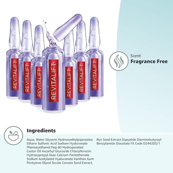 3 BOXES OF L'Oreal Paris 7 Day Revitalift Derm Intensives Hyaluronic Acid Serum - Picture 7 of 7